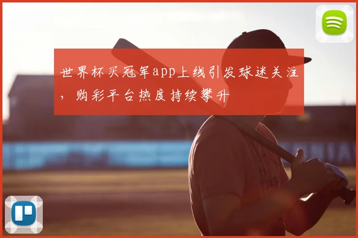 世界杯买冠军app上线引发球迷关注，购彩平台热度持续攀升